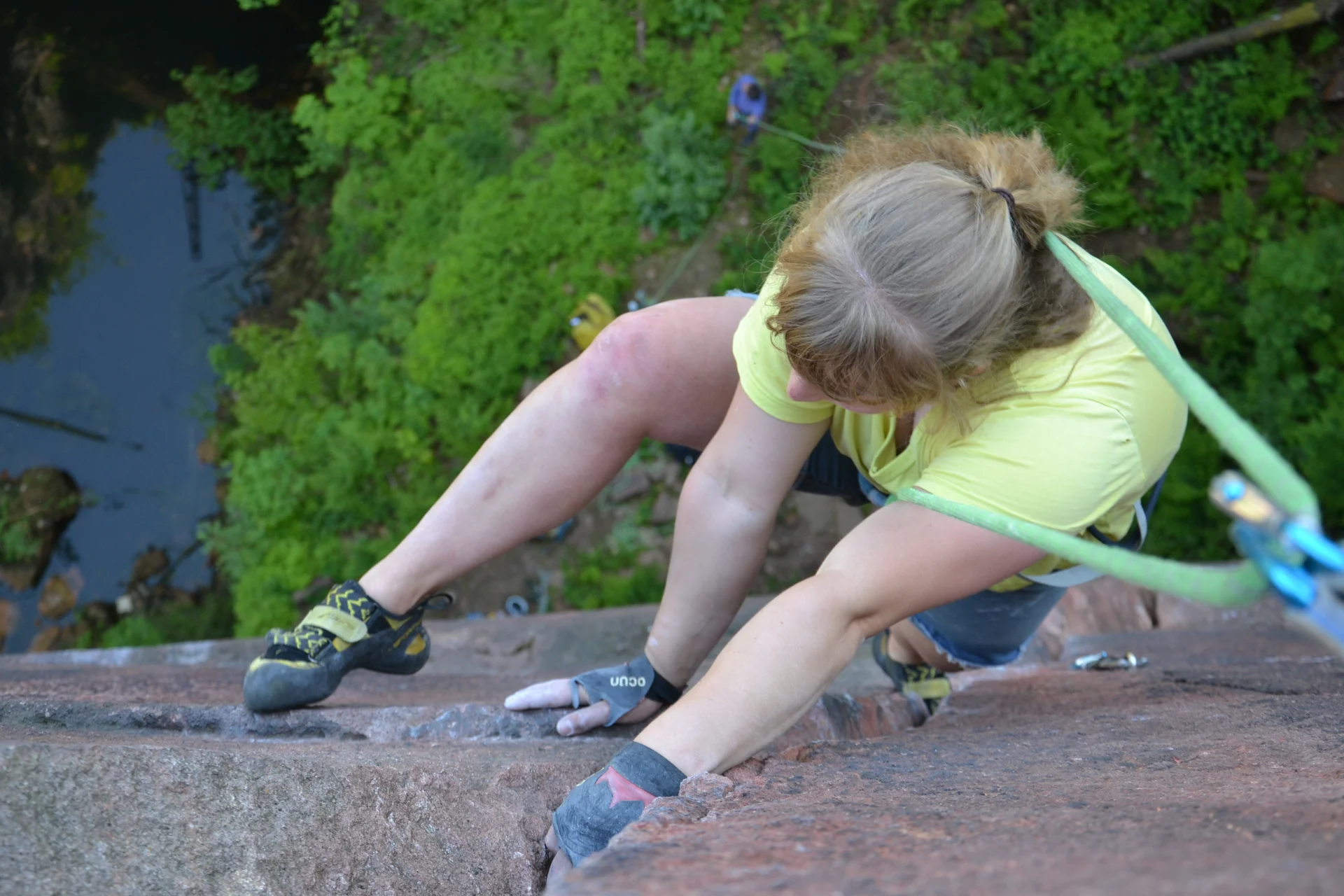 Linda im Riss | © Theodor Kubusch