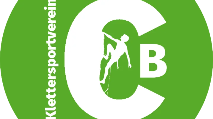Logo des Klettersportverein, stilisierter Kletterer mit den Buchstaben CB | © Theodor Kubusch