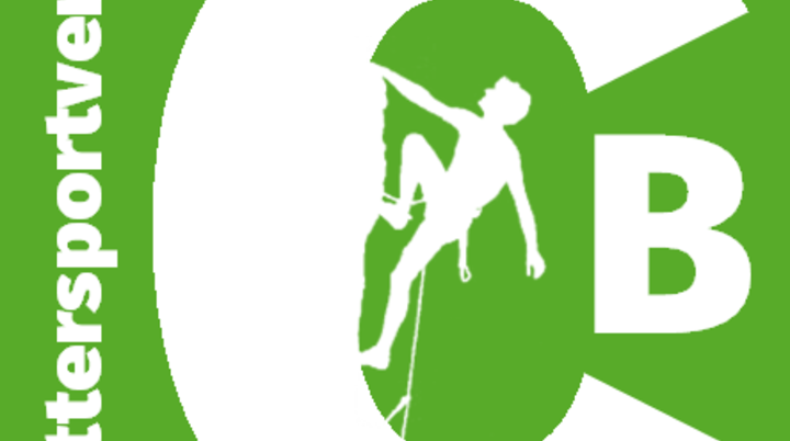Logo Klettersportverein Cottbus e. V. (Buchstabe C mit Kletterer und ein eingefasstes B) | © Theodor Kubusch