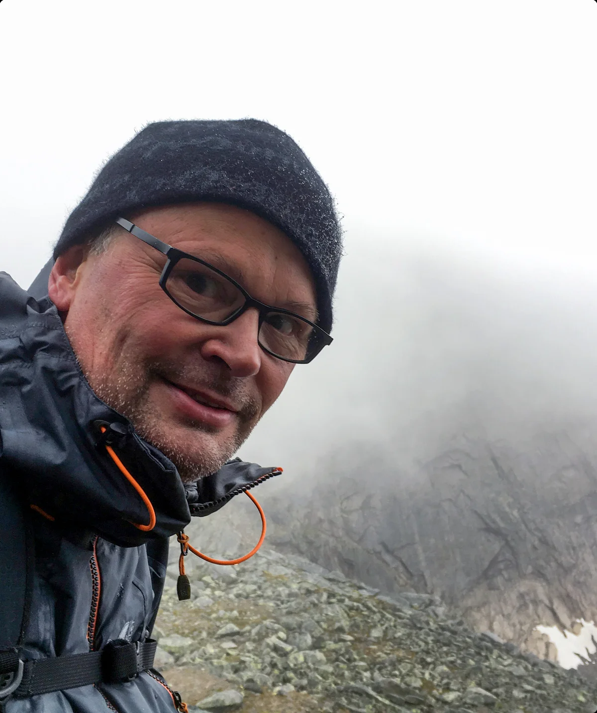 Peter Brunnert an der Nordwand | © Peter Brunnert