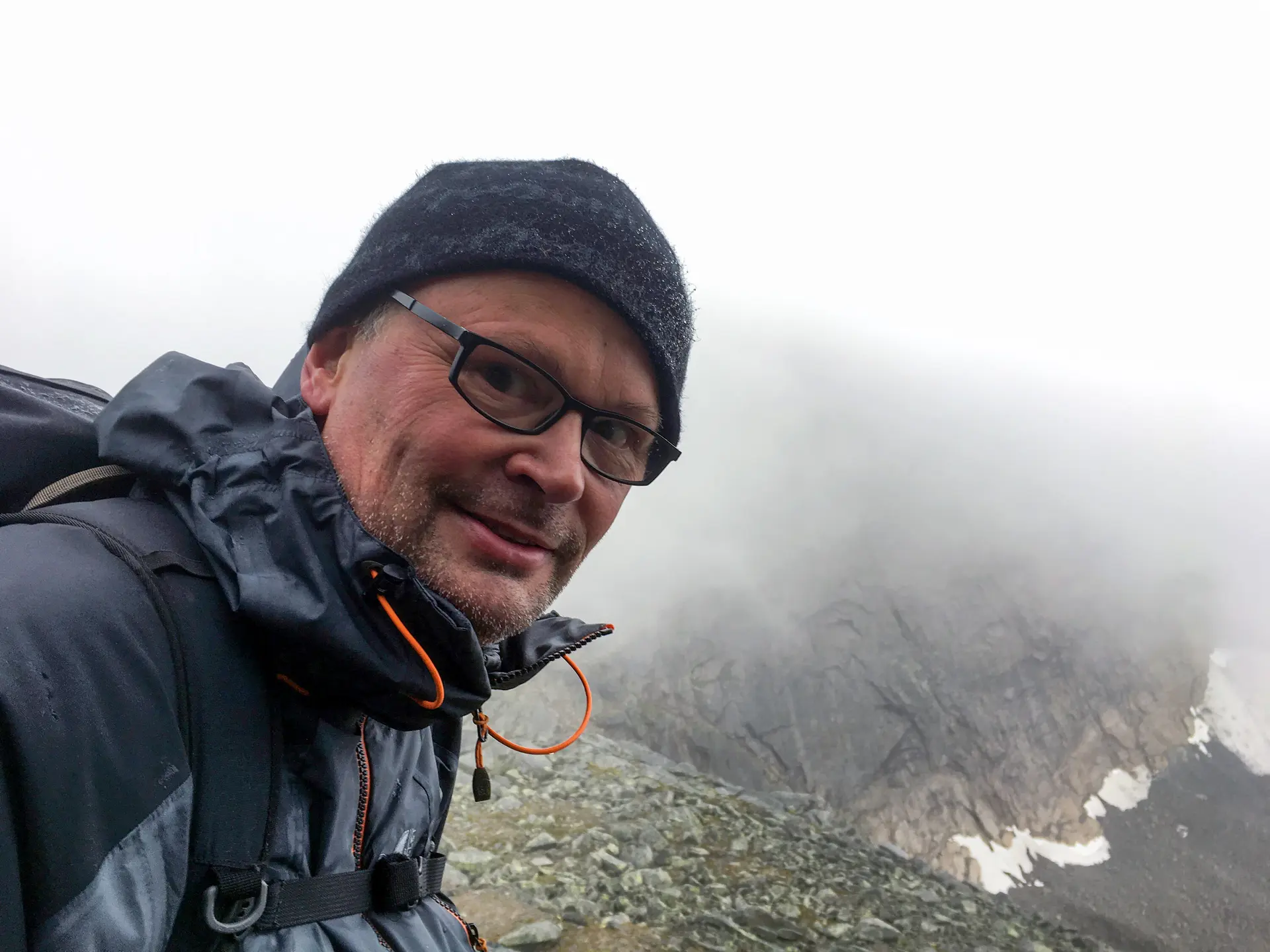 Peter Brunnert an der Nordwand | © Peter Brunnert